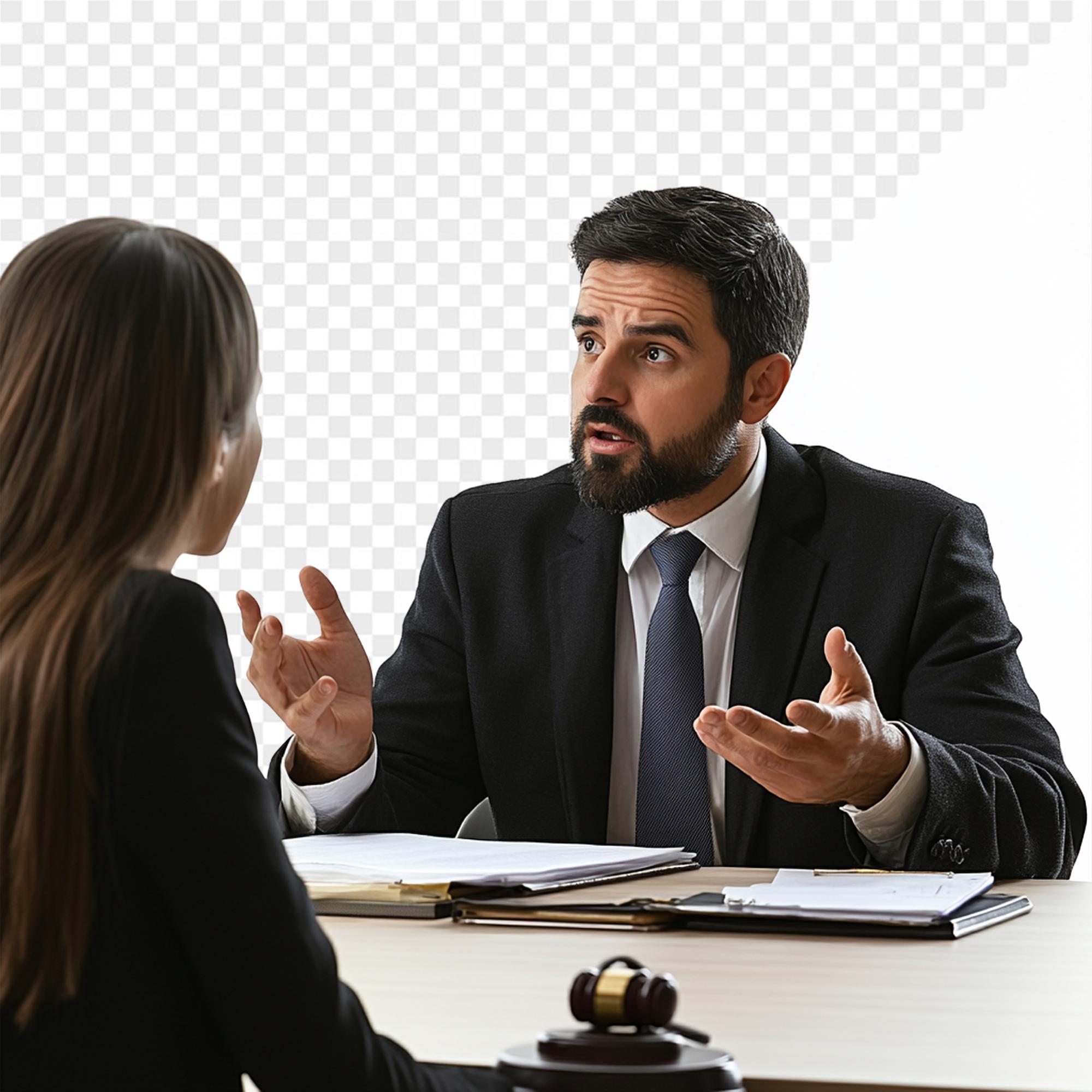 Professional lawyer reviewing corporate contract documents for business clients in Singapore