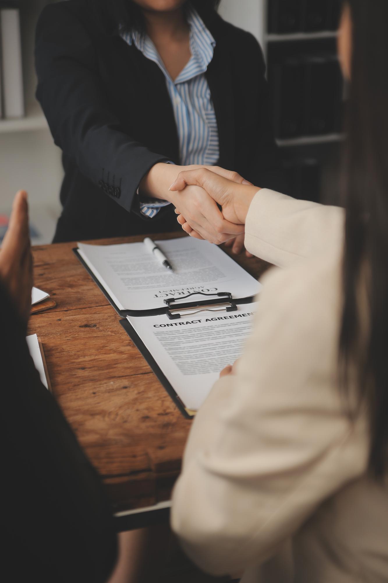 Document preparation and contract drafting services for real estate transactions